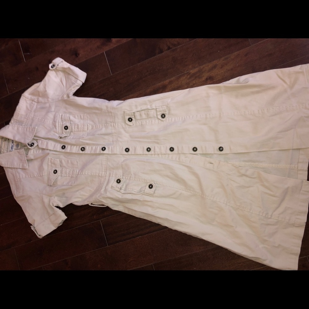 Cherokee long button up dress